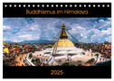 Buddhismus im Himalaya (Tischkalender 2025 DIN A5 quer), CALVENDO Monatskalender