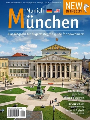 New in the City München 2026/27 - Das Magazin für Neumünchner. New in the City, 2026.