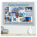 Griechenland - wo die Götter zuhause sind (hochwertiger Premium Wandkalender 2024 DIN A2 quer), Kunstdruck in Hochglanz