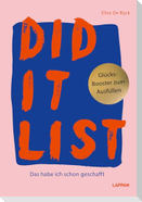 DID IT LIST