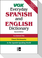Vox Everyday Spanish and English Dictionary