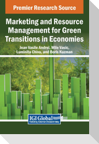 Marketing and Resource Management for Green Transitions in Economies