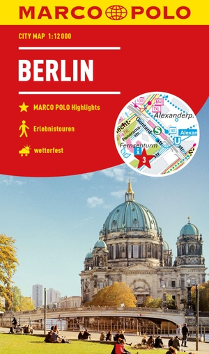 MARCO POLO Cityplan Berlin 1:12.000. Mairdumont, 2022.