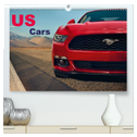 US Cars Kalender (hochwertiger Premium Wandkalender 2024 DIN A2 quer), Kunstdruck in Hochglanz