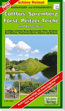 Radwander- und Wanderkarte Cottbus, Spremberg, Forst, Peitzer Teiche und Umgebung