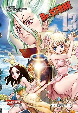 Boichi / Riichiro Inagaki. Dr. Stone 13 - Verrückte Abenteuer, Action und Wissenschaft!. Carlsen Verlag GmbH, 2021.