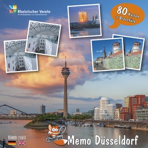 Klaes, Holger (Hrsg.). FindeFuxx Memo Düsseldorf - 80 Spielkarten (40 Bildpaare). klaes regio Fotoverlag, 2019.
