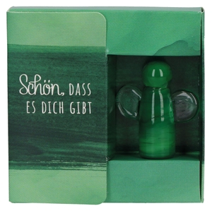 Schön, dass es dich gibt - Engel-Figur (grün). Butzon & Bercker, 2026.