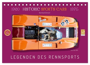 Schmerl, Bernhard. Legenden des Rennsports Historic Sports Cars 1960-1975 (Tischkalender 2024 DIN A5 quer), CALVENDO Monatskalender - Historische Rennwagen der 60iger und 70iger Jahre. Calvendo, 2023.
