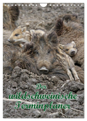 Der wildschweinische Terminplaner (Wandkalender 2025 DIN A4 hoch), CALVENDO Monatskalender