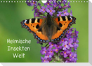 Heimische Insekten Welten (Wandkalender 2022 DIN A4 quer)