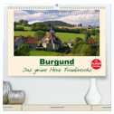Burgund - Das grüne Herz Frankreichs (hochwertiger Premium Wandkalender 2025 DIN A2 quer), Kunstdruck in Hochglanz