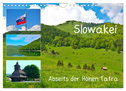 Slowakei - Abseits der Hohen Tatra (Wandkalender 2024 DIN A4 quer), CALVENDO Monatskalender