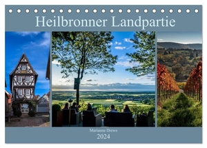 Drews, Marianne. Heilbronner Landpartie (Tischkalender 2024 DIN A5 quer), CALVENDO Monatskalender - 12 großartige Bilder aus dem Heilbronner Land, die zu einer Landpartie einladen. Calvendo, 2023.