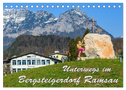 Unterwegs im Bergsteigerdorf Ramsau (Tischkalender 2025 DIN A5 quer), CALVENDO Monatskalender