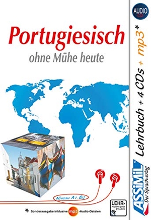 Assimil Gmbh (Hrsg.). ASSiMiL Portugiesisch ohne Mühe  heute - Audio-Plus-Sprachkurs - Selbstlernkurs für Deutschsprechende  - Lehrbuch (Niveau A1-B2) + 4 Audio-CDs + 1 MP3-CD. Assimil-Verlag GmbH, 2017.