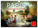 Paris - impressionistische Eindrücke (Wandkalender 2025 DIN A4 quer), CALVENDO Monatskalender