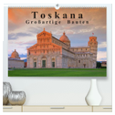 Toskana - Großarige Bauten (hochwertiger Premium Wandkalender 2024 DIN A2 quer), Kunstdruck in Hochglanz