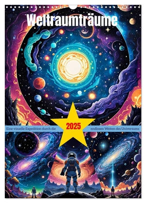 Lehmann, Steffani. Weltraumträume (Wandkalender 2025 DIN A3 hoch), CALVENDO Monatskalender - Atemberaubender Bilder aus den Tiefen des Alls. Calvendo, 2024.