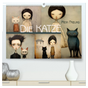 Die Katze - mein Freund (hochwertiger Premium Wandkalender 2025 DIN A2 quer), Kunstdruck in Hochglanz