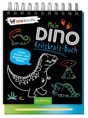 Mein Dino-Kritzkratz-Buch - Cooler Glitzer- und Regenbogen-Effekt!. Ars Edition GmbH, 2020.