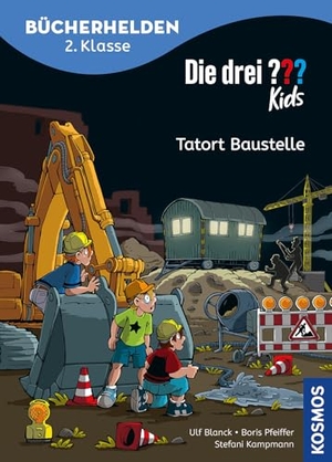 Blanck, Ulf / Boris Pfeiffer. Die drei ??? Kids, Bücherhelden 2. Klasse, Tatort Baustelle - Gut lesen können - Kinderbuch für Erstleser ab 7 Jahren - Spannende Detektivgeschichten mit Justus, Peter und Bob. Franckh-Kosmos, 2025.