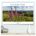 Das Sauerland im Wechsel der Jahreszeiten (hochwertiger Premium Wandkalender 2024 DIN A2 quer), Kunstdruck in Hochglanz