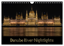 Danube River Nightlights (Wall Calendar 2024 DIN A4 landscape), CALVENDO 12 Month Wall Calendar