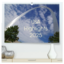 USA Highlights 2025 (hochwertiger Premium Wandkalender 2025 DIN A2 quer), Kunstdruck in Hochglanz