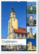 Crailsheim - Stadt der Türme an der Jagst (Wandkalender 2024 DIN A2 hoch), CALVENDO Monatskalender