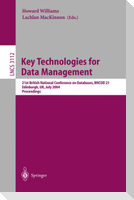 Key Technologies for Data Management