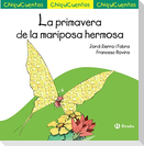 La primavera de la mariposa hermosa