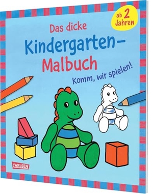 Ausmalbilder für Kita-Kinder: Das dicke Kindergarten-Malbuch: Komm, wir spielen!. Carlsen Verlag GmbH, 2025.