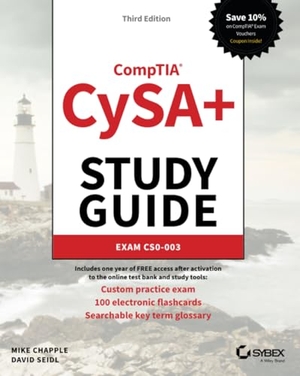Seidl, David / Mike Chapple. CompTIA CySA+ Study Guide - Exam CS0-003. John Wiley & Sons Inc, 2023.