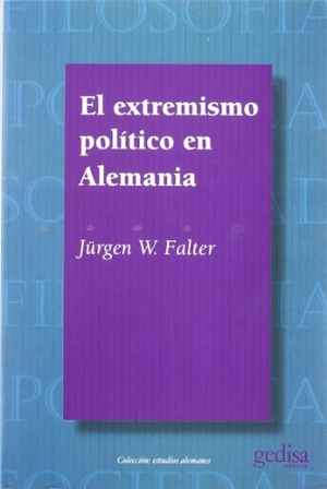 Falter, Jürgen. El extremismo político en Alemania. , 1997.