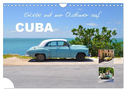 Erlebe mit mir Oldtimer auf Cuba (Wandkalender 2024 DIN A4 quer), CALVENDO Monatskalender