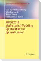 Advances in Mathematical Modeling, Optimization and Optimal Control