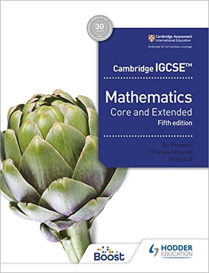 Pimentel, Ric / Pimentel, Frankie et al. Cambridge IGCSE Core and Extended Mathematics Fifth edition. Cassell, 2023.