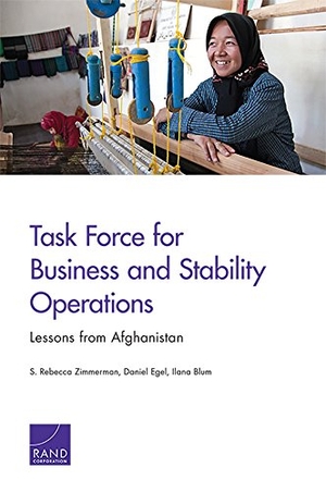 Zimmerman, S. Rebecca / Egel, Daniel et al. Task Force for Business and Stability Operations: Lessons from Afghanistan. RAND Corporation, 2016.