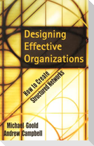 Designing Effective Organizations