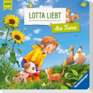 Lotta liebt die Tiere - Sach-Bilderbuch über Tiere ab 2 Jahre, Kinderbuch ab 2 Jahre, Sachwissen, Pappbilderbuch