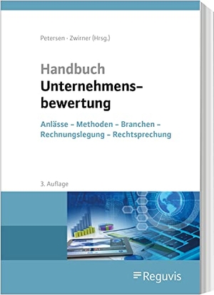 Petersen, Karl / Christian Zwirner et al (Hrsg.). Handbuch Unternehmensbewertung - Anlässe - Methoden - Branchen - Rechnungslegung - Rechtsprechung. Reguvis Fachmedien GmbH, 2022.