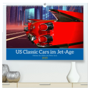 US Classic Cars im Jet-Age (hochwertiger Premium Wandkalender 2025 DIN A2 quer), Kunstdruck in Hochglanz