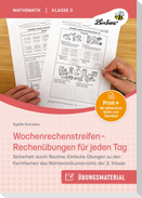 Wochenrechenstreifen - Rechenübungen für jeden Tag