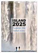 Island 2025 - Einzigartige Natur hautnah erleben (Wandkalender 2025 DIN A4 hoch), CALVENDO Monatskalender