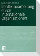 Konfliktbearbeitung durch internationale Organisationen