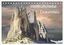 Weltkulturerbe Dolomiten Süd Tirol (Tischkalender 2025 DIN A5 quer), CALVENDO Monatskalender