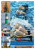 Ostsee Tour Deutschland - maritime Highlights (Wandkalender 2025 DIN A3 hoch), CALVENDO Monatskalender