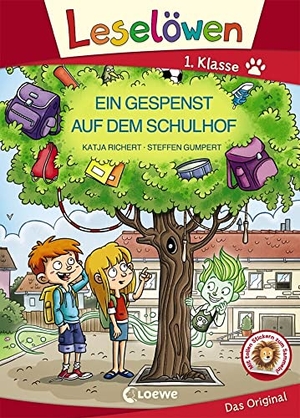 Richert, Katja. Leselöwen 1. Klasse - Ein Gespenst auf dem Schulhof - Erstlesebuch für Kinder ab 6 Jahre - Großbuchstabenausgabe. Loewe Verlag GmbH, 2020.