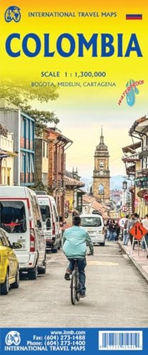 Colombia - 1:1300000. International Travel Maps, 2026.